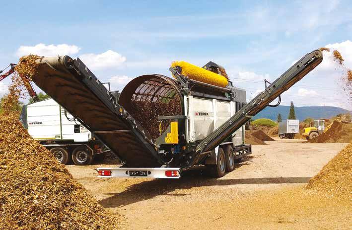 The robust design enables it to process the heaviest of materials like gravel and soil.