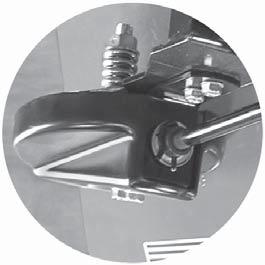 Adjust pivot pin on the shift rod as necessary so unit travels forward when speed selector is in first forward position and travels backward when speed selector is in first reverse position. 8.