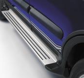 E8455-2B000 CR (mat chrome look) Running Board Smoothly integrated alu step