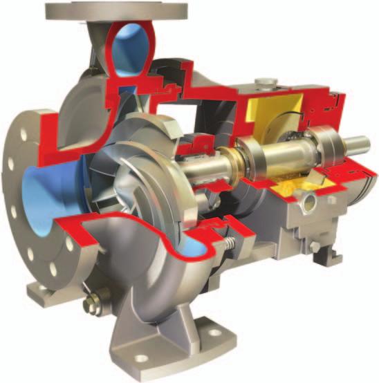 Durco Mark 3 ISO Recessed Impeller Chemical Process Pump 14 The Durco Mark 3 ISO Recessed Impeller pump provides low-shear pumping of friable solids and trouble-free pumping of stringy or fibrous