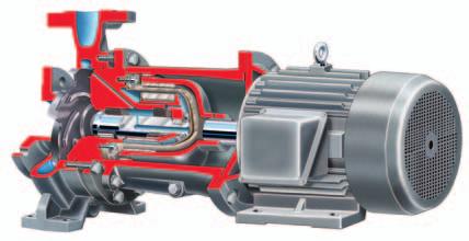 processing Benefits of the Durco Mark 3 ISO Close Coupled Pump Permits use of readily available standard electric motors Provides a thermal barrier between