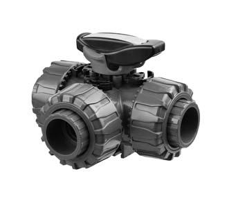 Product Data Sheet < SANDARDS > ASM D1784 ASM D2466 ASM D2467 ASM D2464 ASM F1498 introduction IPEX KD Series 3-Way Ball Valves can be used for flow diverting, mixing, or on/off isolation.