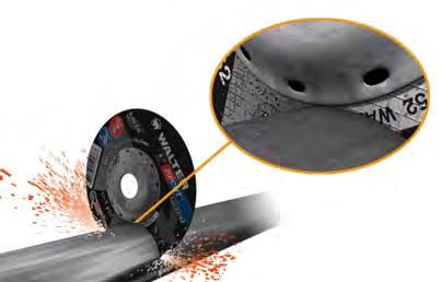 CUTTING ZIP+ SUPERIOR PERFORMANCE CUTTING This new generation of cut-off wheel is specially formulated for the most demanding cutting applications with portable angle grinders.