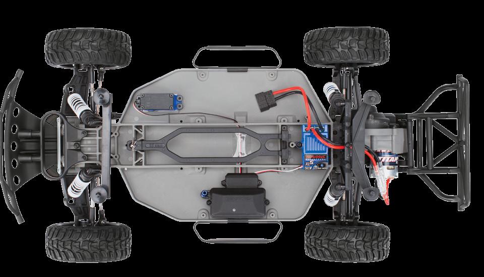 ANATOMY OF THE SLASH Toe Link Front Shock Tower Battery Compartment Chassis Rear Shock Tower Slipper Clutch