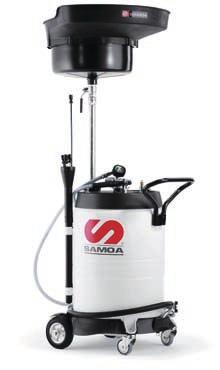 Combined waste oil suction and gravity unit, with transparent chamber, 100 litres 372 000 Combined waste oil suction and gravity unit with transparent chamber, 100 litres Includes a 10 litres