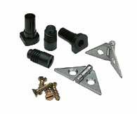 if necessary, spacer Triangular TTR sealing screw 856 or screwed cover. Set of pieces.