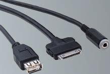 3 2 1 Media Interface consumer cables For models with optional extra Media Interface