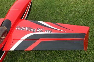 SPECIFICATIONS WING SPAN: 74"(1880mm) LENGTH: 72"(1830mm) WING AREA: 1028sq in(66.3sq dm) FLYING WEIGHT: Gas Version is 9.7-10.