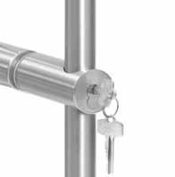 : 12 Pull Details Half-Height Pull, olt Up Key operated lock outside Rotary knob inside 2 5/8 65 mm LLP Half Height Pull, olt Up Dimensions: Spec Spec 6 Glass Door thick: 3/8 1/2 item no.