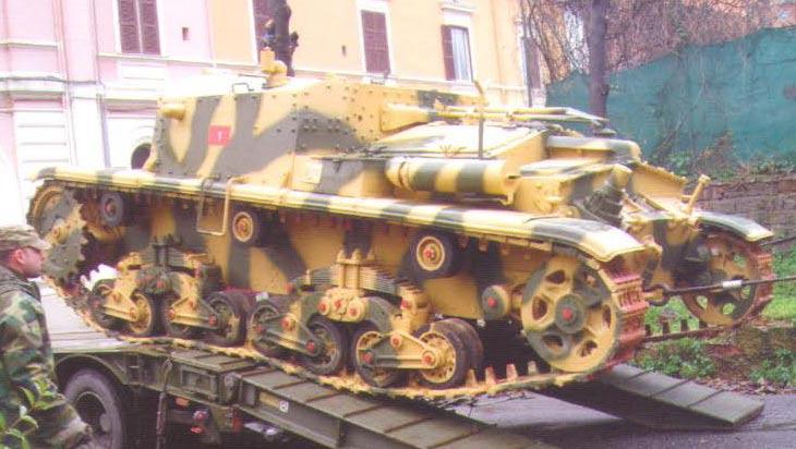 "Storia Militare" magazine N 187, April 2009 Semovente M41 da 75/18 Caserma "Zignani", Rome (Italy) The tank was recovered from Nettuno in 2005, where it was displayed until this