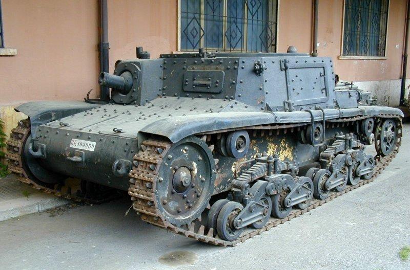 This vehicle is currently stored and is not publicly visible Stephen Drew, 2006 - http://tanxheaven.com/sd/museostoricodellamotorizzazionemilitare/musmotmil.