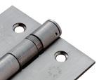 Stainless steel ball bearing hinge fr extra lng life.