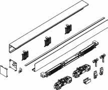 Stock 157" (4 m) extrusion lengths include clamp marks on mounting surface within approximately 1/2" 1-3/4" (13 44) from each end, which may need to be cut in the field.