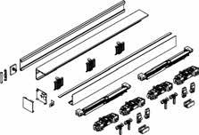 Sliding Systems MUTO Comfort XL 80 DORMOTION MUTO Comfort XL 80 DORMOTION (DM) Two Sliding Panels Wall and Glass Mounts Standard Finishes $ Special Finishes $ Anodized/Powder Coat Model U/M