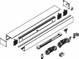 For door sizes required to exceed published maximum, contact Technical Service at 800-523-8483. Pairs of sliders with door panel sizes over 37" require two tracks.