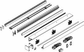 Sliding Systems MUTO Comfort L 80 MUTO Comfort L 80 One or Two Sliding Panels with One or Two Fixed Panels (Sidelites) Ceiling, Mount Standard Finishes $ Special Finishes $ Anodized/Powder Coat Model