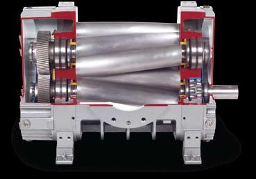3 HeliFlow Provides Pressure to 15 psig Vacuum to 16" Hg Airflow to 3200 cfm 24/30 Warranty Model 616 Innovation Solid, helical tri-lobe rotors Eliminate the potential for unbalanced rotors caused by