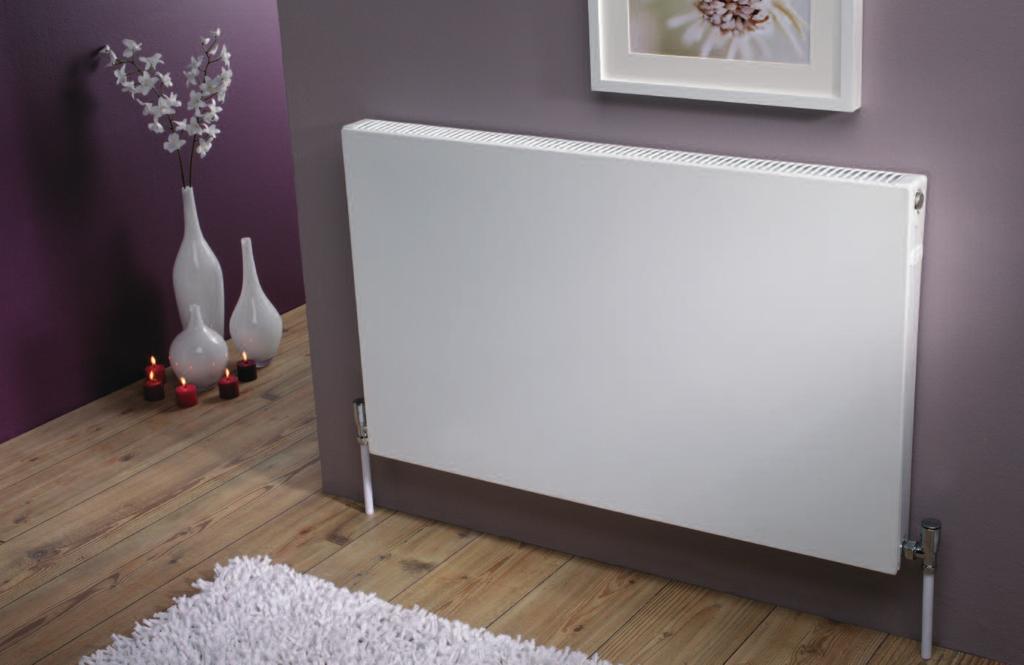Kompact Plan Radiators The Kompact Plan flat fronted range of single and double panel horizontal and vertical radiators from MHS delivers variety, quality and exceptional value.