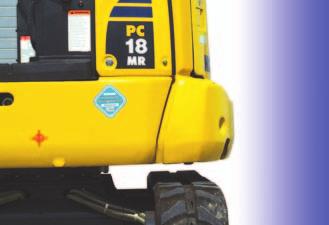 FEATURES C OMPACT H YDRAULIC E XCAVATOR PC18MR-3 Tight Tail