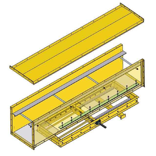 only) Bottom plate Gate operator: Manual, motorized, or air.