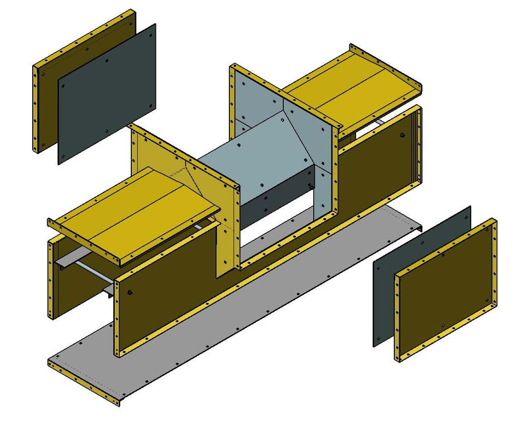 3.5 GENERAL ARRANGEMENT DRAWINGS, cont d 37 Removable side panels Replaceable liners Replaceable liners Removable side panels Bypass Inlet