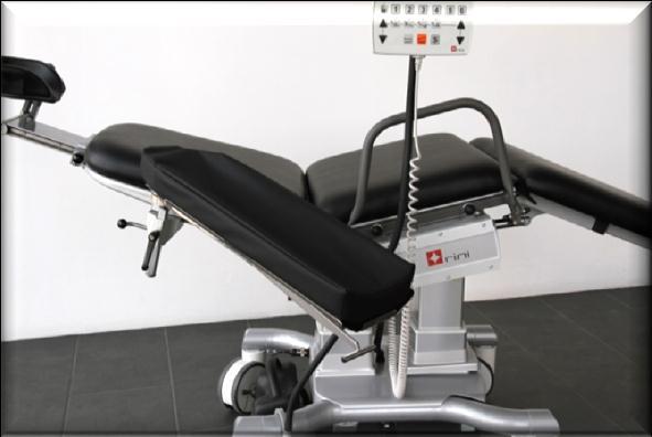 Code 140-00235-00 (without collapsible rail) Code 140-00235-01 (with collapsible rail) Anesthesia armrest The anesthesia armrest is