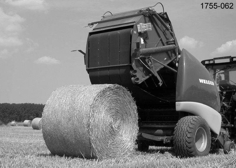9.3 Eject bales Attention, danger of injury! Proceed with particular care when opening and closing the tail gate.