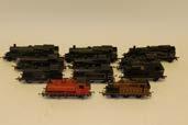 383. Boxed Triang/Hornby OO Gauge Diesel and Electric Shunting Locomotives, including R254 steeplecab locomotive in green, with three R253 Diesel Dock Shunters, each in different style boxes, mostly