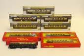Airfix and Mainline 00 Gauge Steam Locomotives, Mainline, GWR Mogul 5322, Collett Class 0-6-0 No 3205, BR black class 6600 0-6-2T No 6652, BR black Standard Class 4 75006, LMS maroon Royal Scot Class