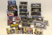Play-Worn Post-War Diecast, Including, Dinky police box, telephone box, RAC AND police motorcycles and side cars, Lesney No 33 Ford Zodiac and others, P, (9) 40-60 53.
