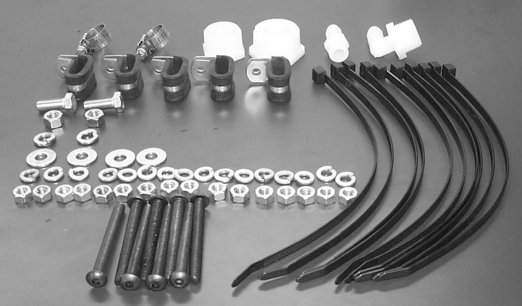 PARTS BREAKDOWN FOR PARTS BAG 6 5 4 3 1 2 11 9 10 8 7 12 13 Ref Description Part# 1 Elbow 003-EL3412 2 Cable ties 3 Straight fitting 003-A3812 4 Reducing bushing 003-RB11434 5