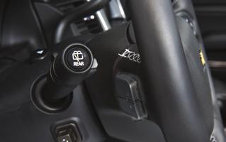 + Lift up or press down to brighten or dim the display. Hold down to turn off the display. See Instruments and Controls in your Owner s Manual.
