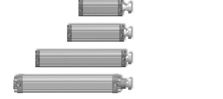 Maximum applicable torque [Nm] for non-rotating rod Torque 2-stages 3-stages 32 0,8-40 1 0,5 50 2 0,8 63 3 1 The telescopic cylinder works in optimal conditions when the load is axial, i.e. with the cylinder placed vertically, upwards or downwards.
