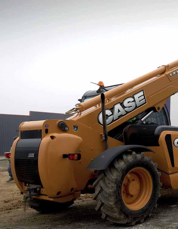 TELESCOPIC HANDLERS TX 130-33 I TX 130-45 I TX 140-45 I TX 170-45 Secure base Case TX telescopic handlers offer ipressive stability through a cobination of a long wheelbase, low boo pivot point and