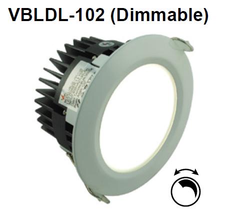 12W DOWNLIGHTS Dimmable Model Wattage Input Voltage Lampe