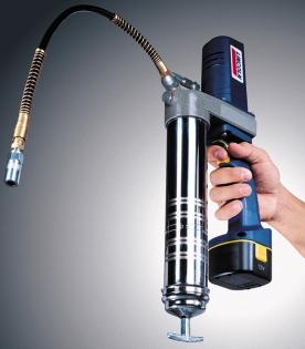 PowerLuber The 12 Volt Cordless Grease Gun Convenient, powerful, reliable and economical The high-pressure cordless PowerLuber grease gun is easy-to-use and provides unrestricted mobility.