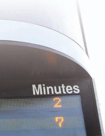 Information is also easy to find throughout the network: At stops there are route maps & real-time passenger information displays that tell you exactly when the next tram will arrive.