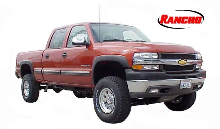 INSTALLATION INSTRUCTION 88148 Rev C For Rancho Suspension Systems RS6548, RS6549 & RS6550: GM 2500HD, 2500, and 1500HD Trucks READ ALL INSTRUCTIONS THOROUGHLY FROM START TO FINISH BEFORE BEGINNING