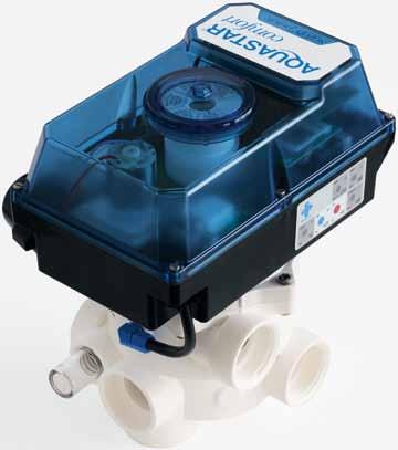 BRAND NEW Revolutionary, fully automatic 6 way back wash valve for private and public pools as well as for aqua parcs with additional protection in case of power failure.
