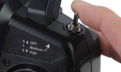 Flight Stabilization Control The Mini Gamma is equipped with a three-position, 6-axis gyro-assisted flight stabilzation control that reduces the control sensitivity for beginners, limits the airplane