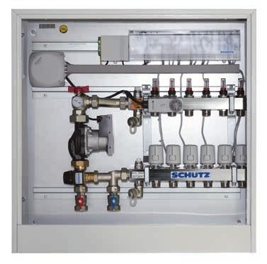 varimat Manifold regulation station varimat F & varimat WR. For the combination of surface and radiator heating systems.