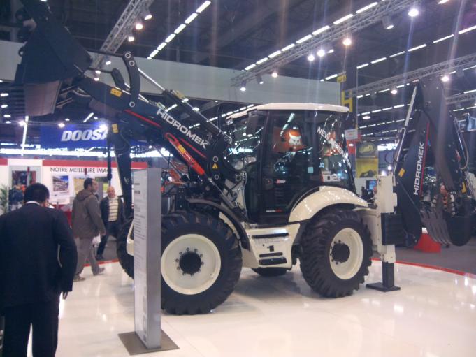 On the left: The new Maestro Series Back Hoe Loaders with Stage IIIB Engines.