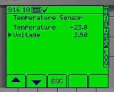 Select number 4 Temp Sensor. Input the correct temperature in Degrees C.