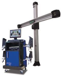 High-Definition Imaging Cameras Allow for System Installation within a Smaller Shop Bay Patented VODI Graphic Display EZ-Link* Steering Angle Sensor Reset 2 Wheel Alignment Capability 24" Universal