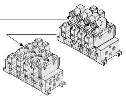 Specifications Plug-in Type: With Terminal Block Since lead wires of solenoid valve are connected with the terminals on upper surface of terminal block, corresponding lead wires from power source can
