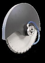 can be generated up to 300 mm depth Optimum cooling water supply to the outer and inner sides of the saw blade and the saw cut in Easy change