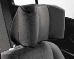 stowage space below the driver or front passenger seat, away from