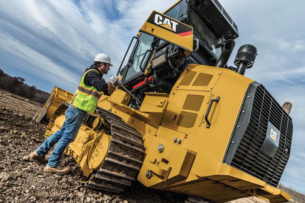 Serviceability and Customer Support When uptime counts Ease of Service The 963K is designed to help you take care of routine maintenance and get