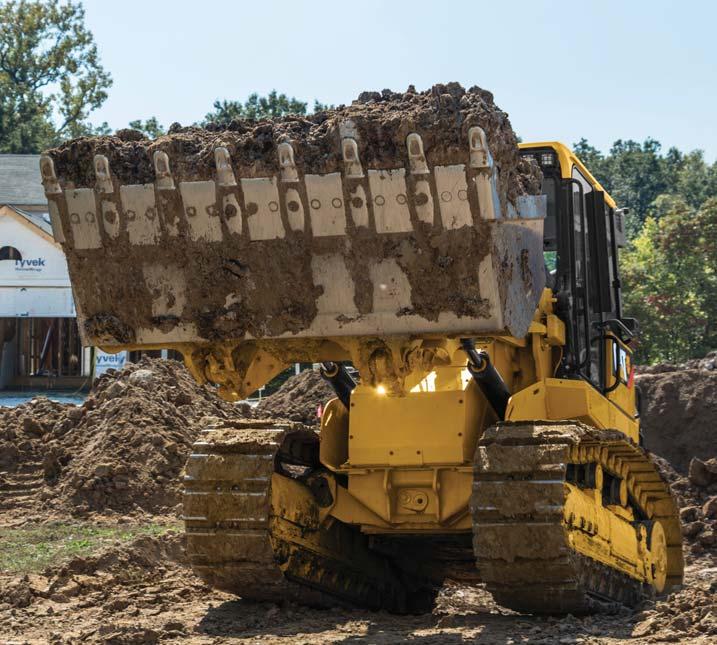 Structures Tough and durable Caterpillar designs track loader structures to handle the impact and twisting forces encountered in the most demanding applications.