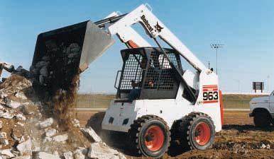 Rated Operating Capacity Lift Height Reach Turbo-Charged Diesel Engine Auxiliary Flow Worldwide Support. With the Bobcat 963 G-Series you get more than just an exceptional skid-steer loader.